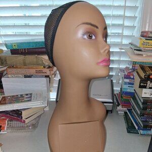 Female Mannequin Head for Wig Training and Display Hat Stand Holder It's A Wig